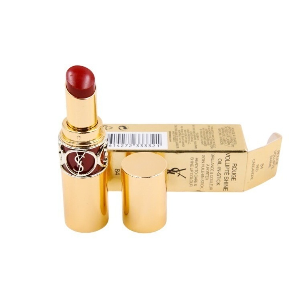 Yves Saint Laurent - Rouge Volupte Shine Lipstick Balm - 84 - Red Cassandre